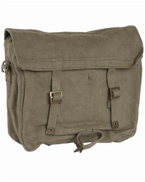 British Army M37 Medium Heavy Duty Canvas Shoulder Bag Surplus And Lost