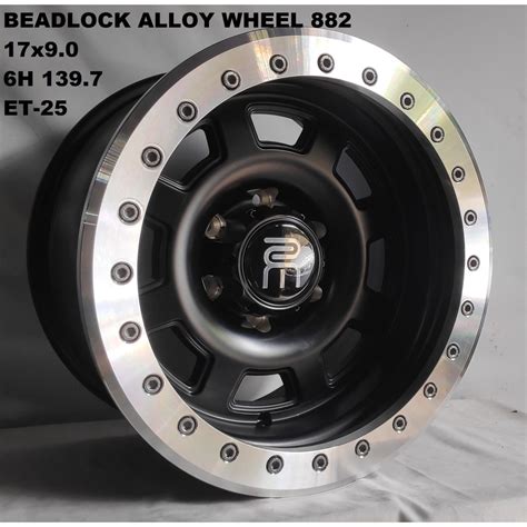 Jual Velg Offrood Beadlock Aluminum 17x90 6h 1397 Et 25 Beadlock Alloy Fungsi Shopee