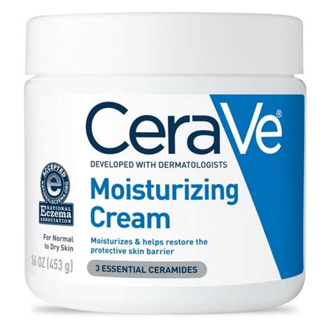 Cerave Moisturizing Creamface And Body Moisturizer For Normal To Very Dry Skin16 Oz Walmart En