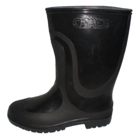 Camel High Cut Boots Waterproof Rubber Rain Boots Black Safety Boots Work Boots Camel Rubber