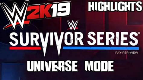 Wwe K Universe Mode Highlights Survivor Series Ppv Youtube