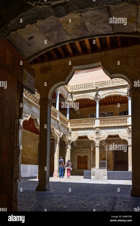 The Interior Courtyard Of The Th Century Casa De Las Conchas