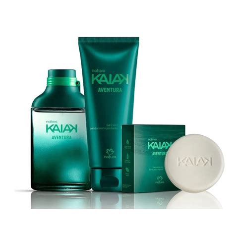 Kit Presente Natura Kaiak Aventura Deo Col Nia Ml Gel Em Para