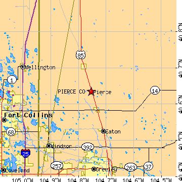 Pierce, Colorado (CO) ~ population data, races, housing & economy