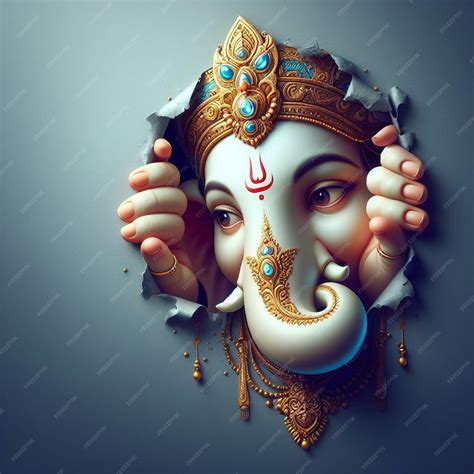 Premium Photo Lord Ganesh Head Image Background