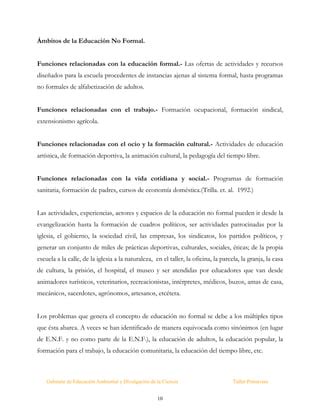 Educaci N No Formal Pdf Descarga Gratuita