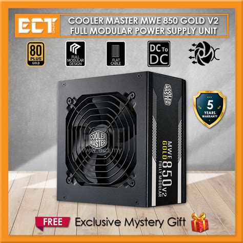 Cooler Master MWE 850 Gold V2 850W 80 Plus Full Modular PC Power Supply