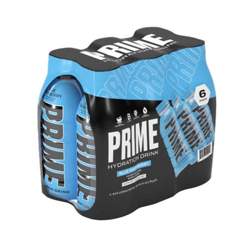 Prime Hydration Blue Raspberry 6 Pk 169 Fl Oz Kroger