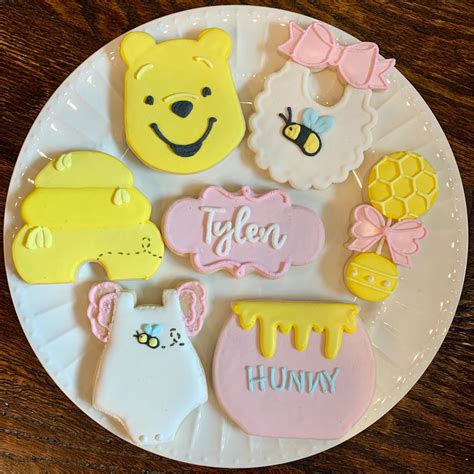 Winnie The Pooh Baby Shower Cookies One Dozen Etsy