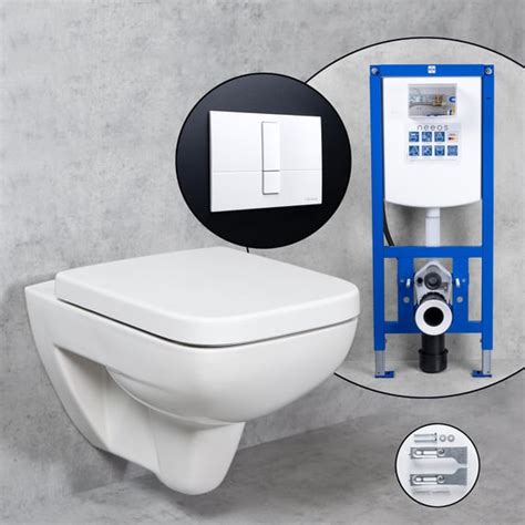 Geberit Renova Plan Wand Wc Tellkamp Wc Sitz Mit Neeos Vorwandelement