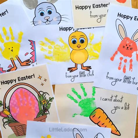 Easter Handprint Art Set Of 8 Printables