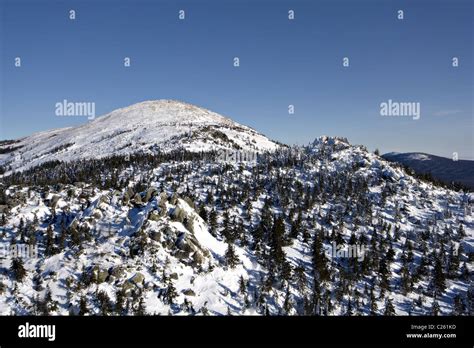 Mountain Kruglitsa (Kruglica) in National park Taganay. South Ural ...