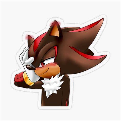 Shadow The Hedgehog Fanart Stickers | Redbubble