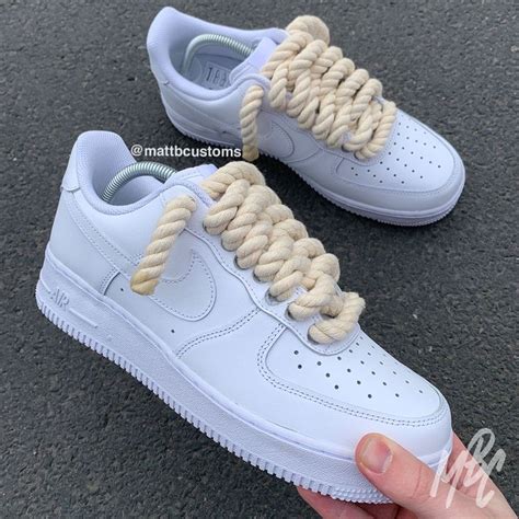 Thicc Laces Design Custom Nike Air Force Trainers Nike Air Force