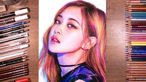 How To Draw Blackpink Rose Video Tutorial Showing How To Draw Rose