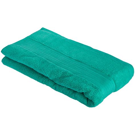 Wilko Supersoft Cotton Turquoise Bath Sheet Wilko