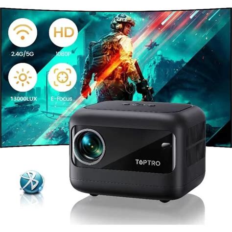 Focus Électrique Mini Projecteur 13000 Lumens 5G Wifi Bluetooth 5 2