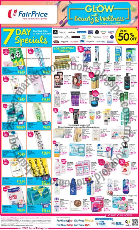 Ntuc Fairprice Fairprice Supermarket Promotion Ntuc Fairprice Beauty And Wellness Beauty And