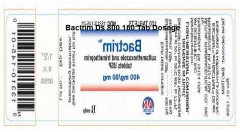 Bactrim antibiotic dosage, bactrim ds 800 160 tab dosage - Discount prices, No prescription ...