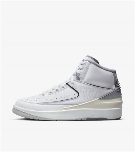 Air Jordan 2 White And Cement Grey Dr8884 100 Release Date Nike Snkrs