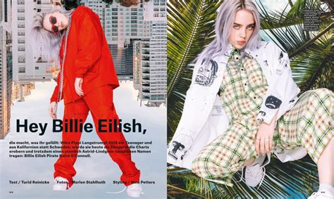 Billie Eilish For Nylon Magazine Ballsaal Artist Management