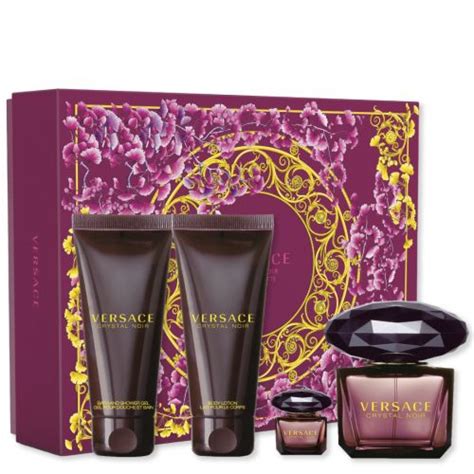 Versace Crystal Noir Комплект Цена за Eau de Toilette жени 90ml 5ml