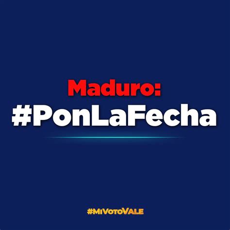 Educación Primero on Twitter RT jguaido PonLaFecha MiVotoVale