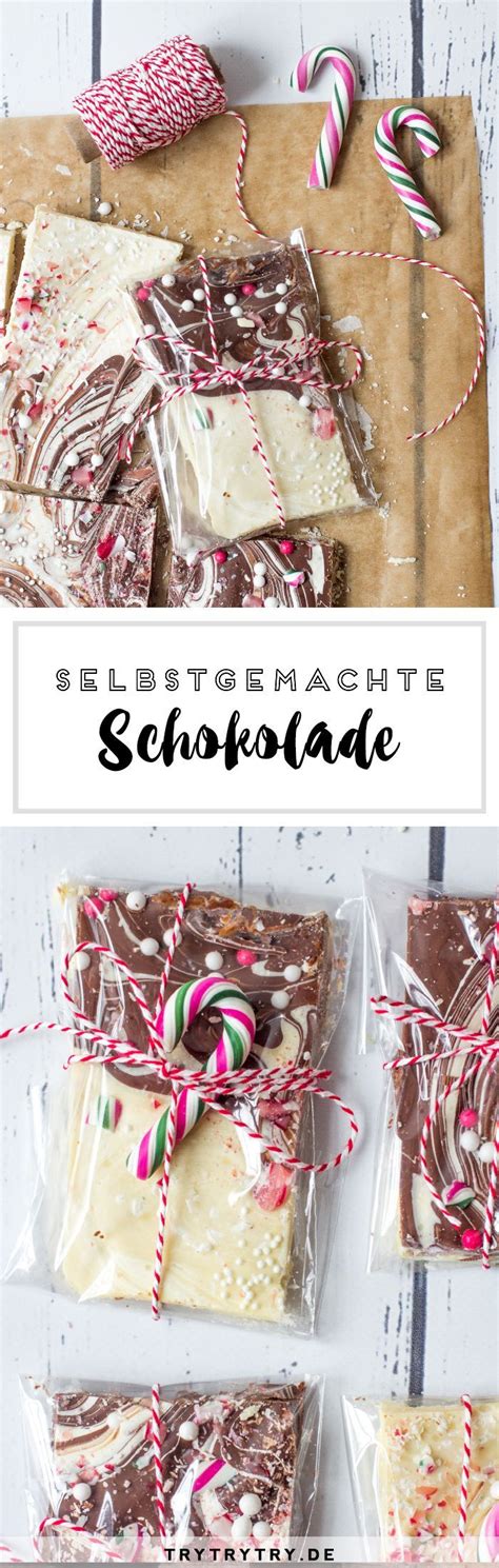 Selbstgemachte Schokolade Zum Verschenken Trytrytry Diy Geschenke Weihnachten Geschenke