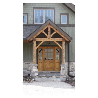 Exterior Timber Structures Traditional Entry Toronto By