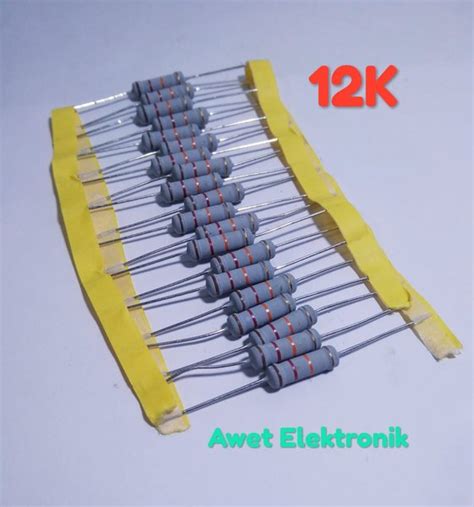 Jual Resistor K Ohm Watt Resistor K W Resistor K W Di Lapak