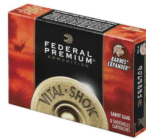 Federal 20 Ga Sabot Slug Ammo For Sale P208TC 250 Rounds In Stock