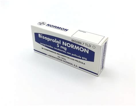 Bisoprolol Normon Mg Comprimidos Recubiertos Con Pelicula Efg