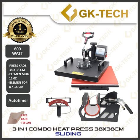 Jual Mesin Heat Press Sablon Kaos X Digital Premium Shopee Indonesia