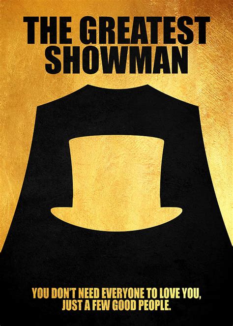 The Greatest Showman Minimal Movie Poster Mmpg Painting By Cook Jordan