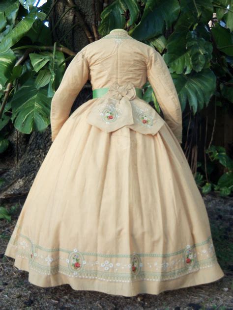 Original Civil War Era Day Dress C 1860s Victorian Ebay Civil War