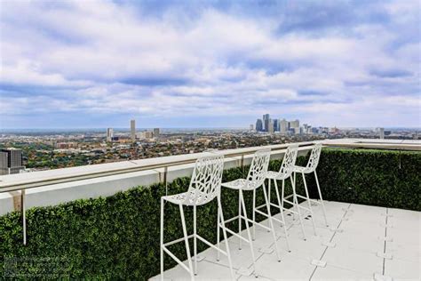 Rooftop Deck With Hedge HGTV