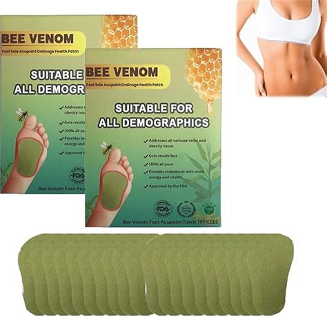 Bee Venom Foot Patch New Bee Venom Lymphatic Drainage Slimming Foot