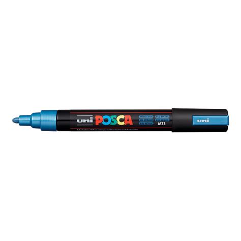 Buy Posca Paint Marker Pc 5m Medium Metallic Blue