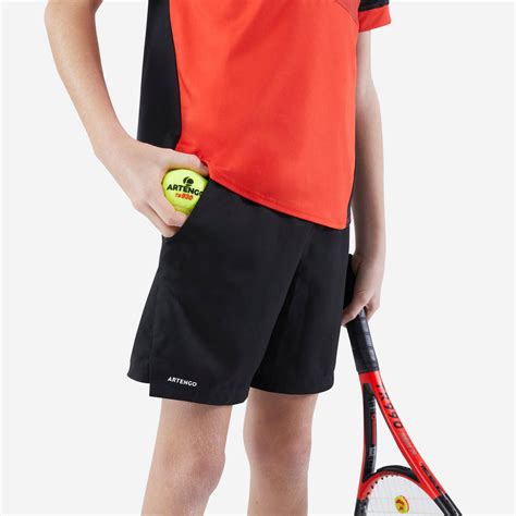 Kids' Tennis Shorts TSH Dry - Black