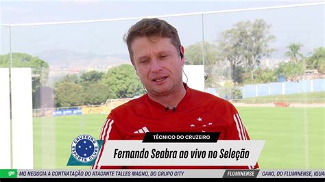 Vídeo Veja entrevista de Fernando Seabra técnico do Cruzeiro