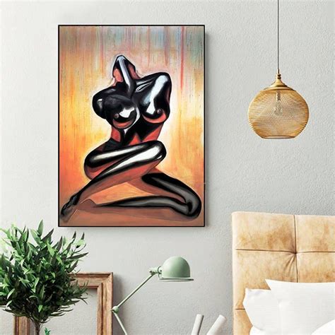 Woman Torso Erotic Poster Erotic Nude Print Nudity Naked Woman Female Nudes Girl Full Frontal