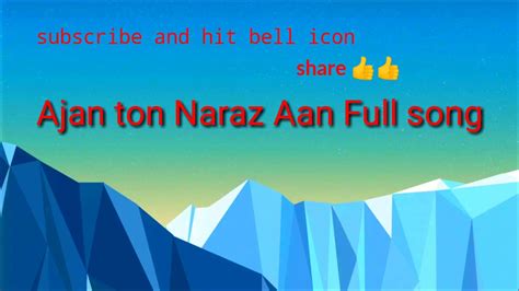 Ajan To Naraz Aan Sindhi Song Youtube