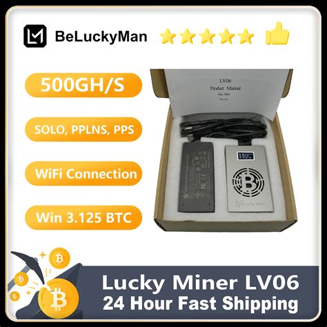 Bitcoin Miner Lucky Miner Lv Wifi Gh S W Bm Sha Btc Bsv