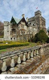 Beautiful Garden Historic Hatley Castle Built Stock Photo 53398198 ...