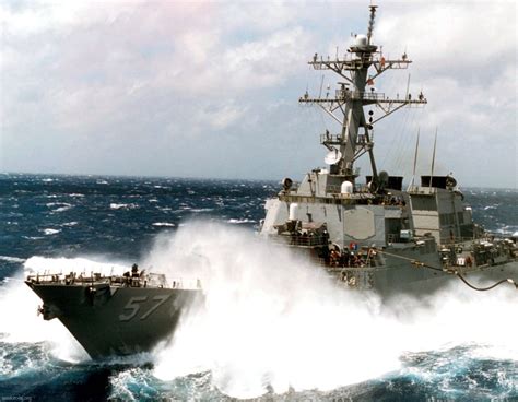 Uss Mitscher Ddg Arleigh Burke Class Destroyer Us Navy