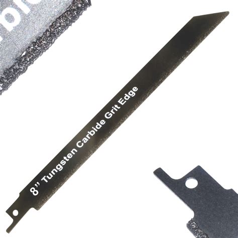 Carbide Reciprocating Blade 8 Hardie Drywall Fiberglass Cement Siding