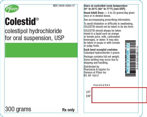 Colestid Oral Suspension Fda Prescribing Information Side Effects