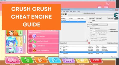 Crush Crush Cheat Engine Characters Diamonds Coins Hack