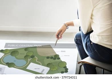 Public Park Layout Map Information Concept Stock Photo 379724311 ...