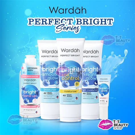 Jual WARDAH Perfect Bright SERIES Powder Cream 20ml Bright Tone Up